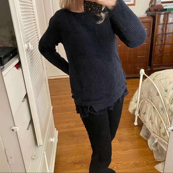 WRAP Split Back Sweater - Picture 2 of 6